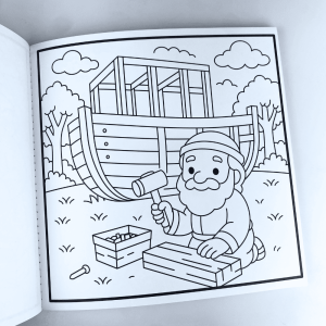 LIVRO DE COLORIR KIT BIBLE GOODS - ARCA DE NOÉ + MILAGRES DE JESUS