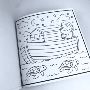 LIVRO DE COLORIR KIT BIBLE GOODS - ARCA DE NOÉ + MILAGRES DE JESUS