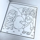 LIVRO DE COLORIR KIT BIBLE GOODS - ARCA DE NOÉ + MILAGRES DE JESUS