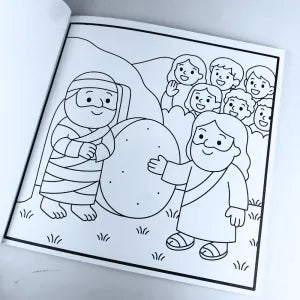 LIVRO DE COLORIR KIT BIBLE GOODS - ARCA DE NOÉ + MILAGRES DE JESUS