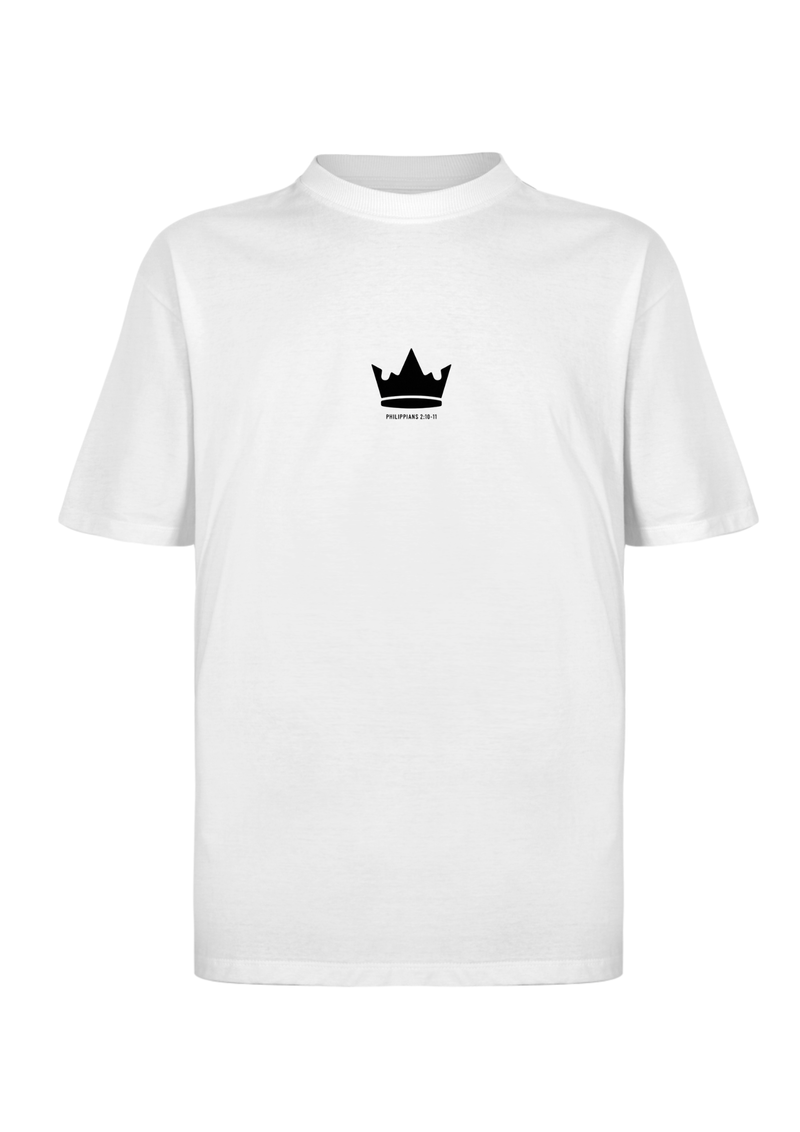 CAMISA OVERSIZED JESUS IS KING BRANCO