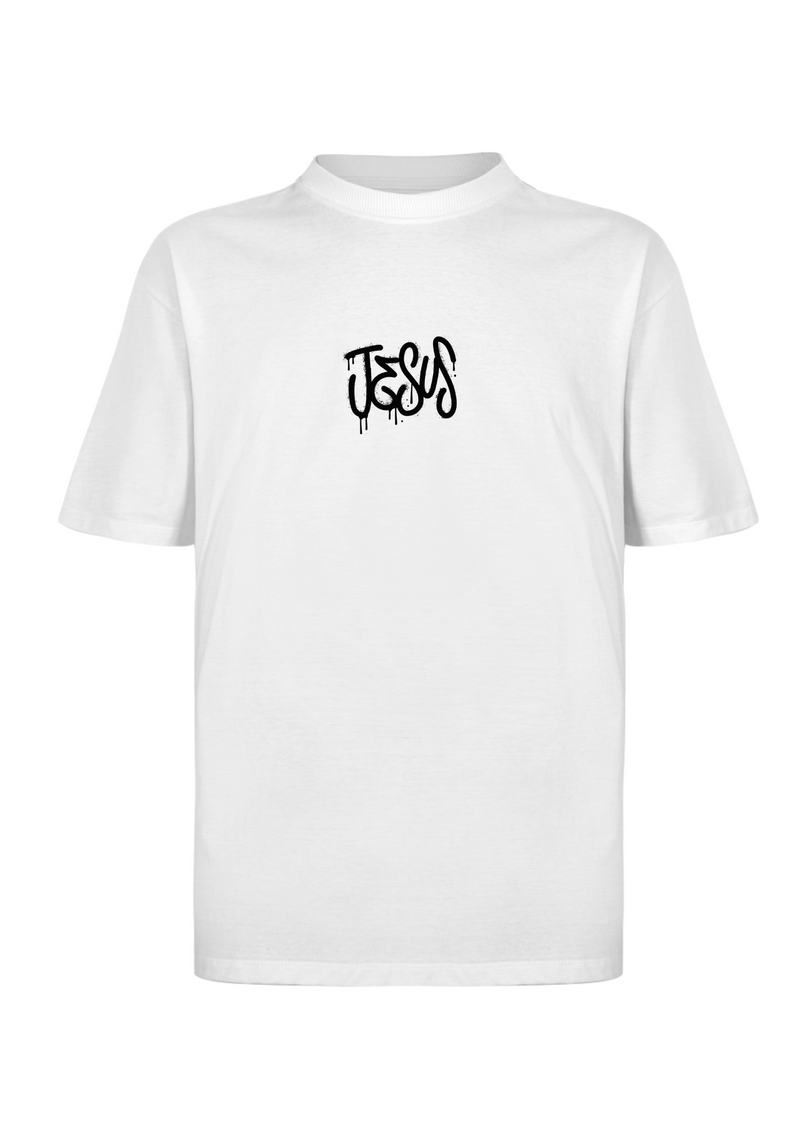 CAMISA OVERSIZED SIMPLE LIKE JESUS BRANCO