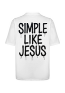 CAMISA OVERSIZED SIMPLE LIKE JESUS BRANCO