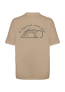 CAMISA OVERSIZED JESUS VIVE MARROM