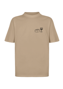 CAMISA OVERSIZED SANTA CEIA MARROM