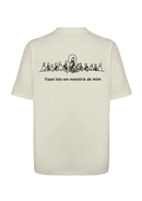 CAMISA OVERSIZED SANTA CEIA OFF-WHITE