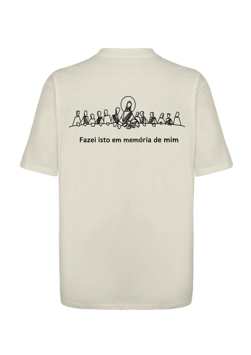 CAMISA OVERSIZED SANTA CEIA OFF-WHITE