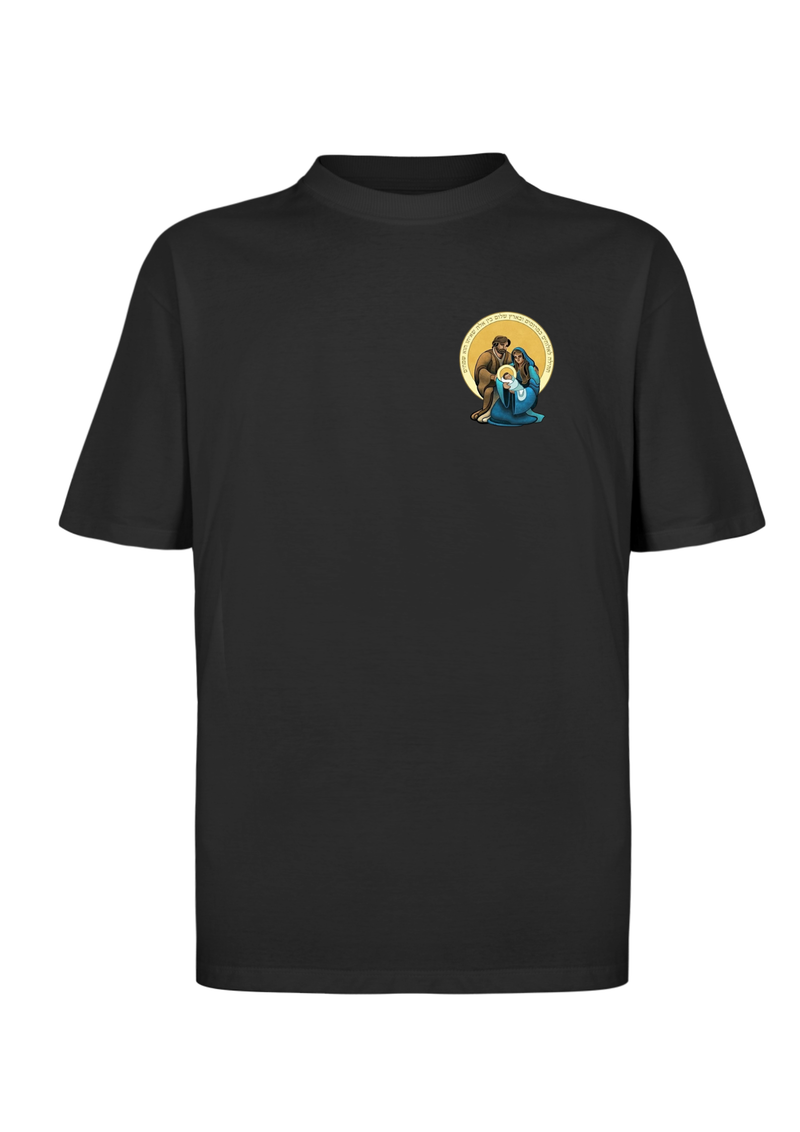 CAMISA OVERSIZED SAGRADA FAMÍLIA PRETO