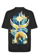 CAMISA OVERSIZED SAGRADA FAMÍLIA PRETO