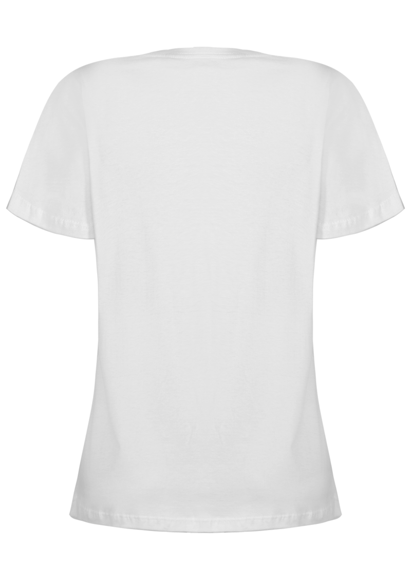 CAMISA BABY LOOK FILHA DO REI - BRANCO