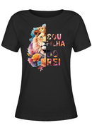 CAMISA BABY LOOK FILHA DO REI - PRETO