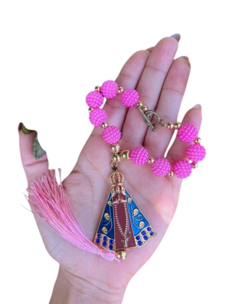 TERÇO DEZENA PARA CARRO - NOSSA SENHORA APARECIDA