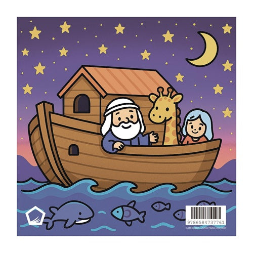 LIVRO DE COLORIR KIT BIBLE GOODS - ARCA DE NOÉ + MILAGRES DE JESUS