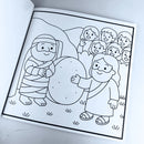 LIVRO DE COLORIR KIT BIBLE GOODS - ARCA DE NOÉ + MILAGRES DE JESUS